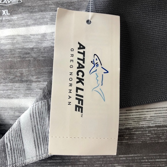 Attack Life Greg Norman Men’s Long Sleeve … - Picture 6 of 6